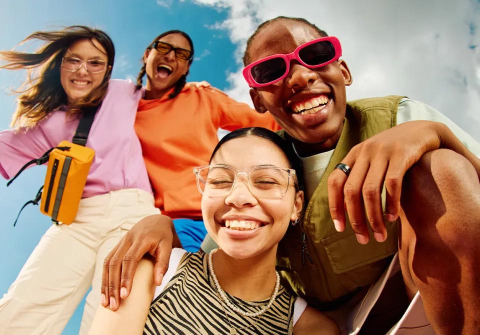 Group of teenagers