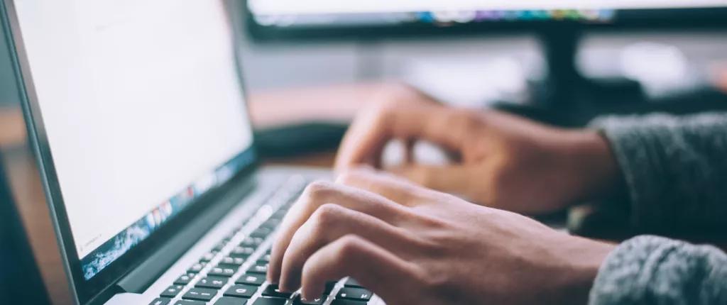 Person on laptop