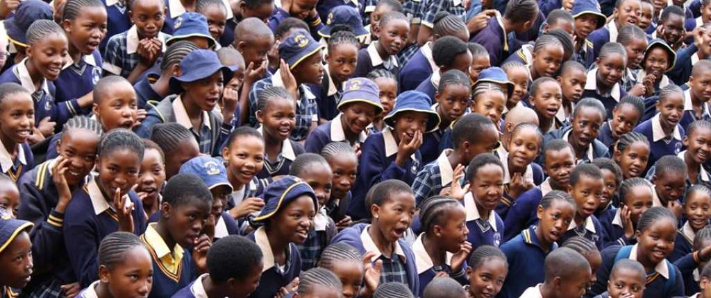 Kids, Lesotho, Assembly. 