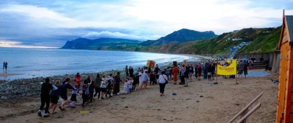 Nefyn, beach, mountains, family, team, mission