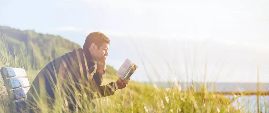 Man reading