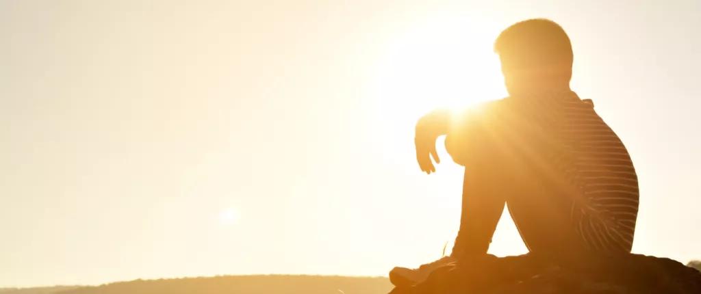 boy in sun
