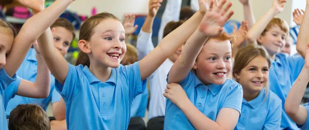 children in assembly