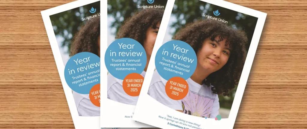Trustees Report 2025 cover spread