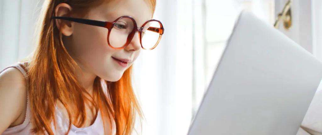 Gen Alpha - Girl with laptop