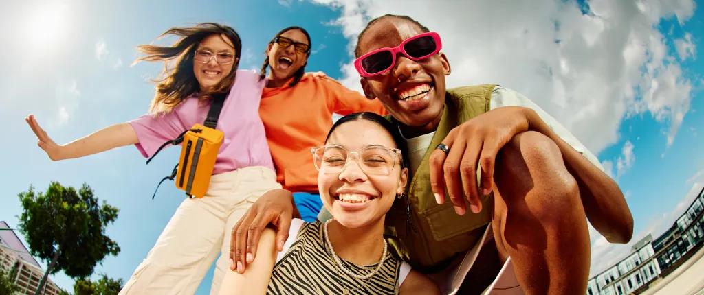 Group of teenagers