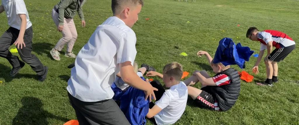 Kids playing sports