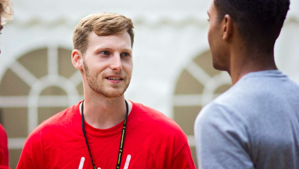 Volunteer Smiling