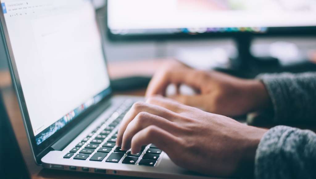 Person on laptop