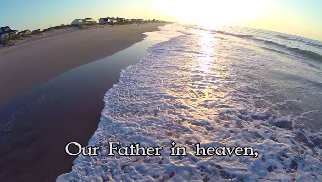 Lord's Prayer video still
