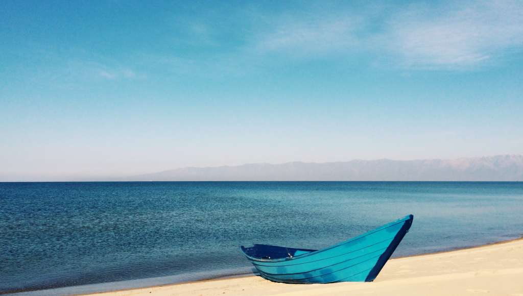 Boat on shore