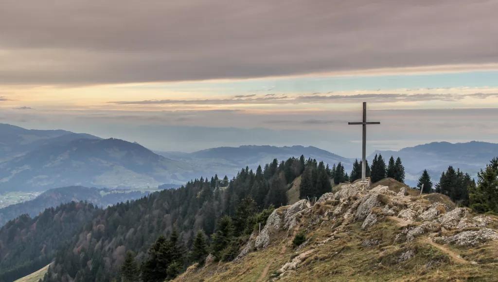 Mountaintop cross