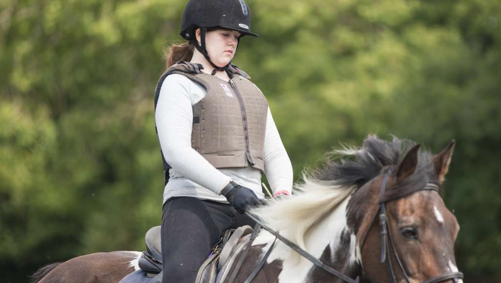 Bridleways holiday girl on horse
