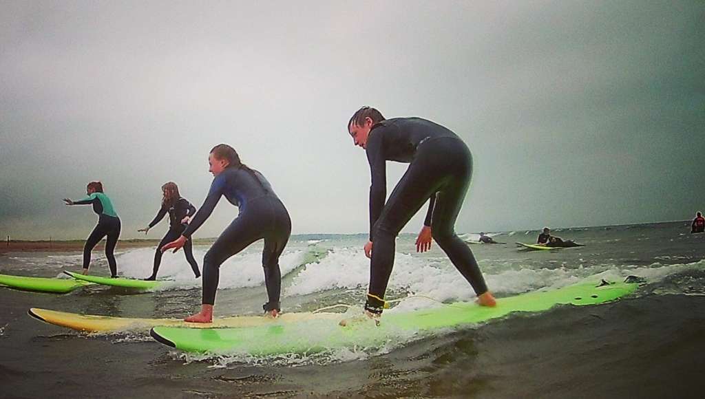 Surf Break holiday children surfing