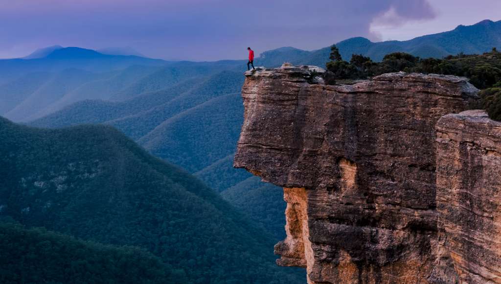Edge of cliff