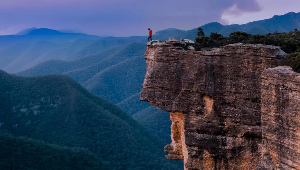 Edge of cliff