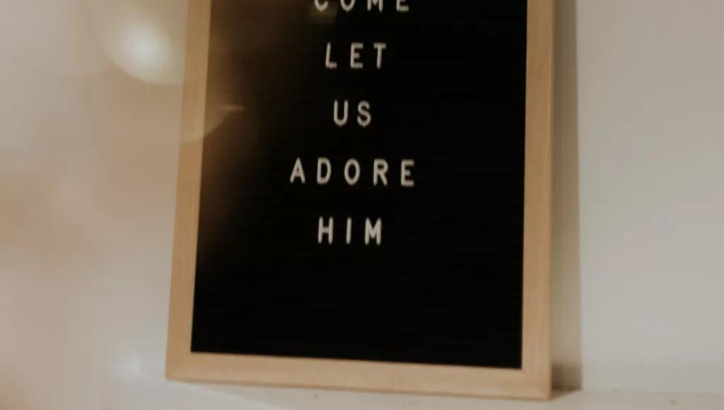 Adore him