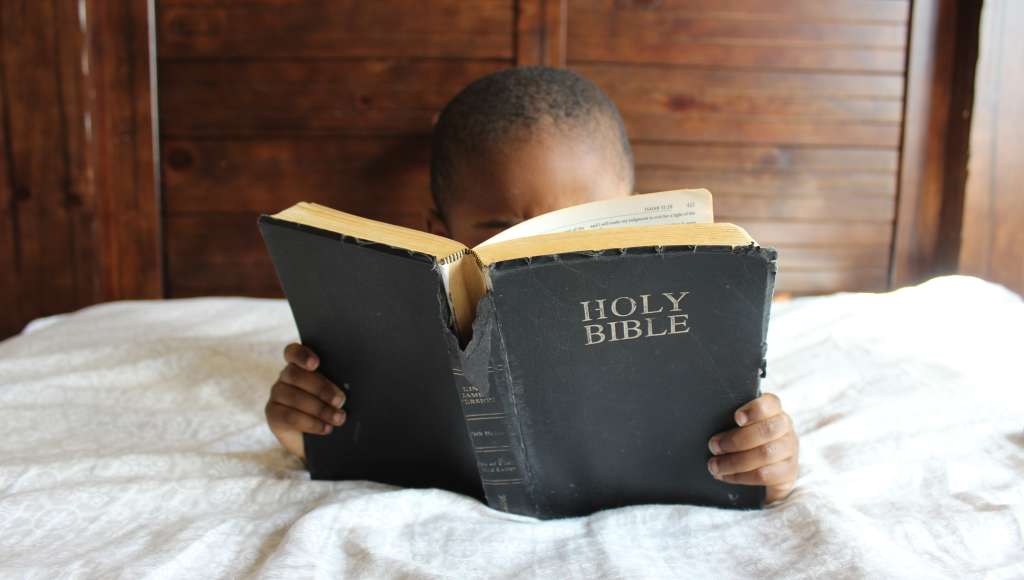 Bible child bed