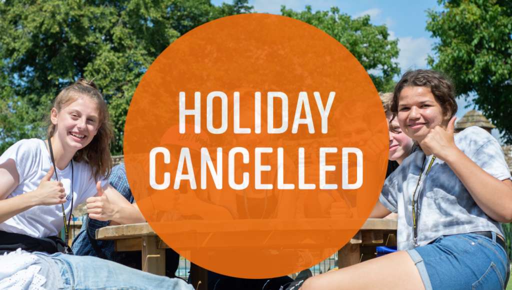Activity holiday Cancelled