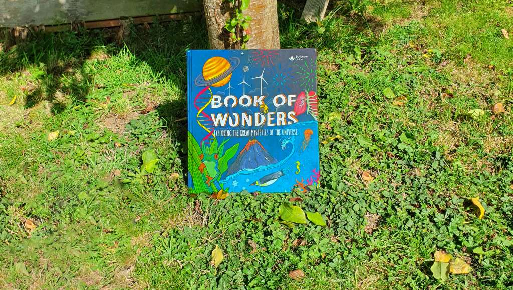 Book of Wonders under tree