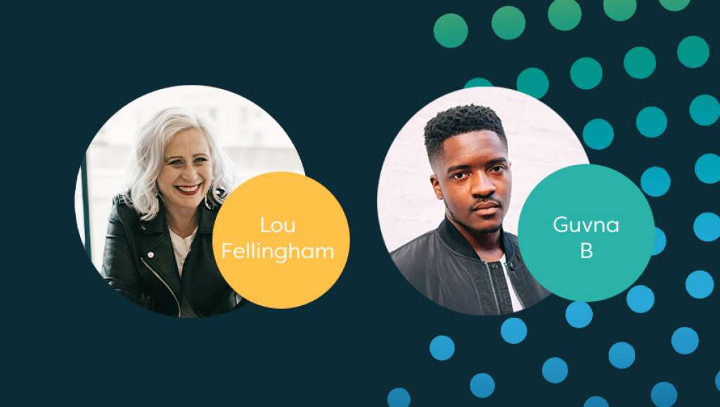 Special guests - Lou Fellingham and Guvna B