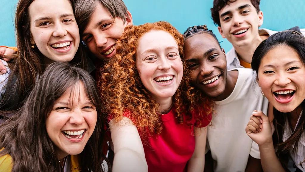 Group of teenagers