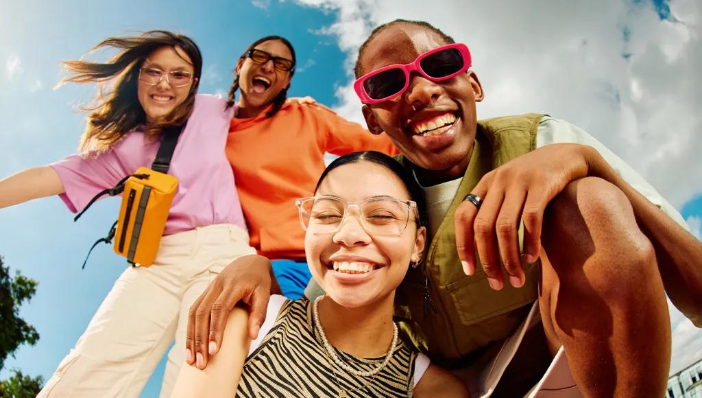Group of teenagers