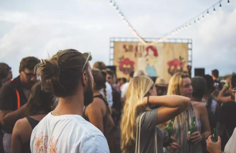 Festival in a field