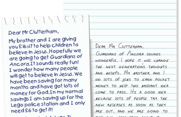 Notes from Josiah and Caleb