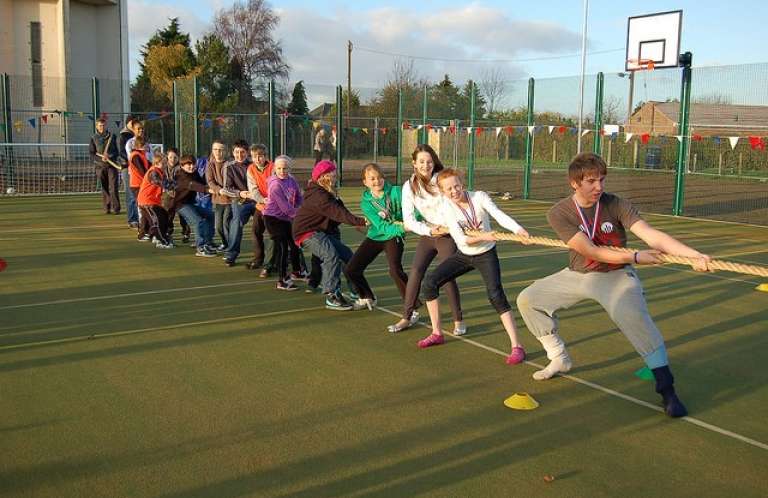 Tug of war sport