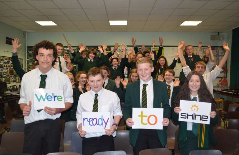 Shine in NI Young people at school