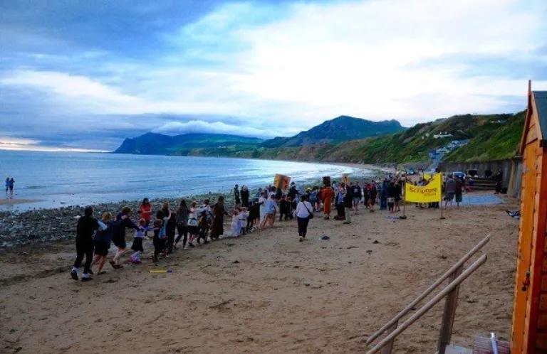 Nefyn, beach, mountains, family, team, mission