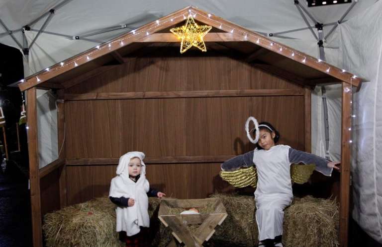 sheep. Christmas, angel,
