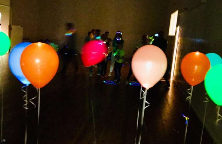 light, party, kids, play