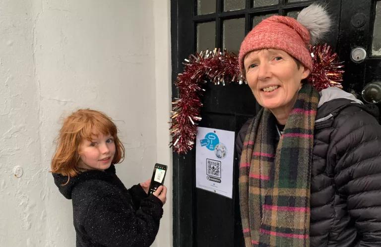 Sue Eckersley on QR Trail