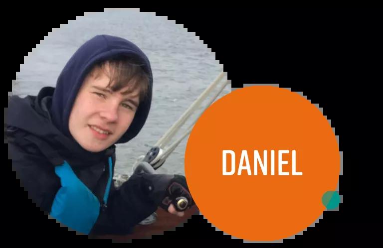 Daniel - teenager on boat