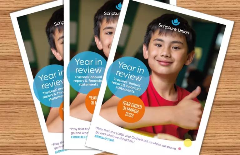 Trustees Annual Report & Accounts 2022-23 Front covers spread