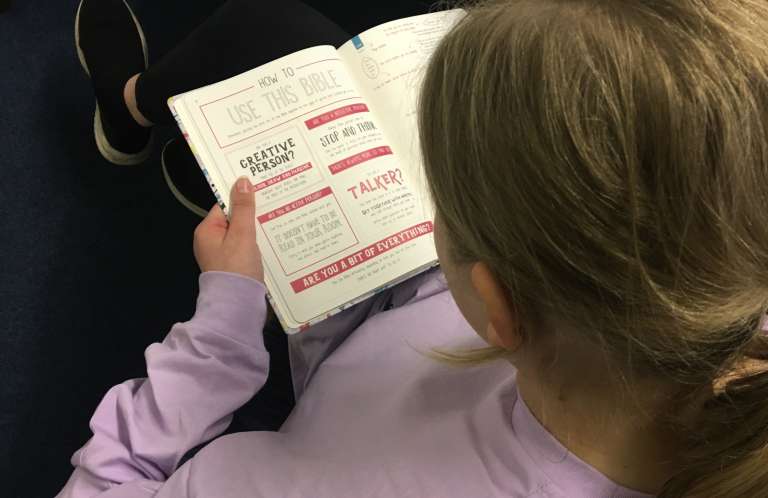 Girl reading