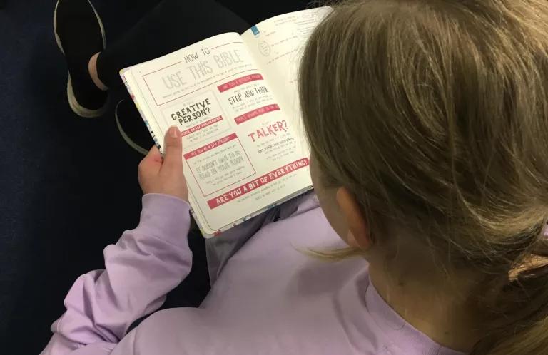 Girl reading