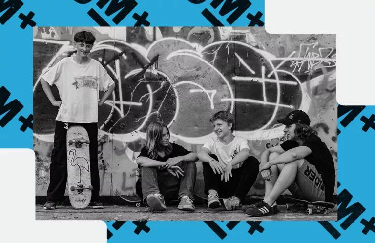 SUM logo and youth
