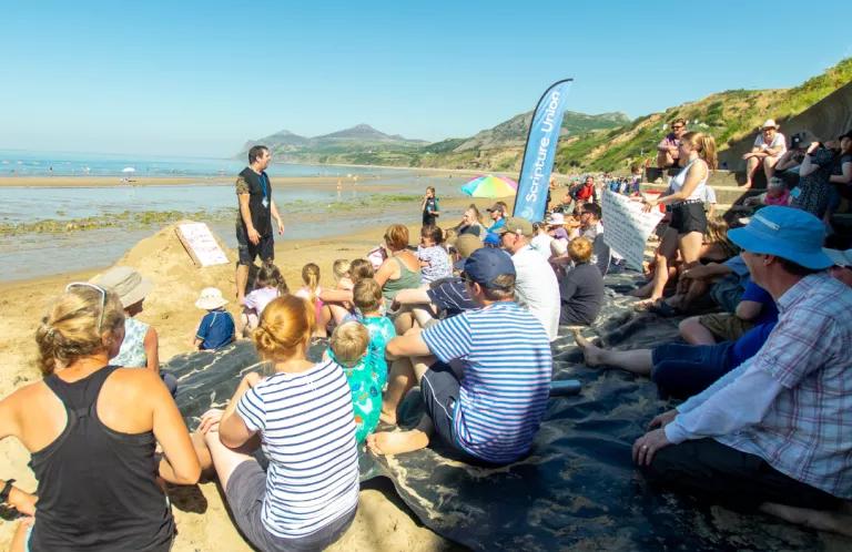 Beach mission in Nefyn
