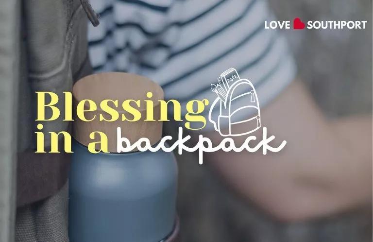 Blessing in a backpack logo