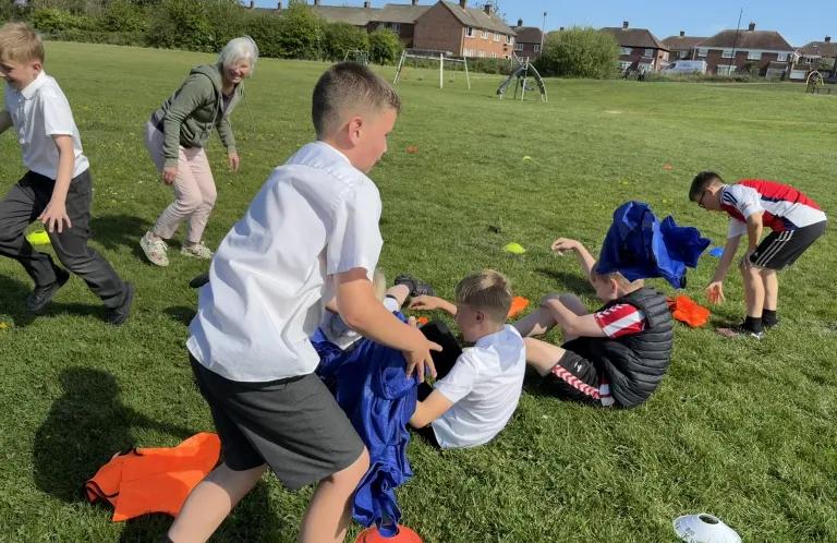 Kids playing sports