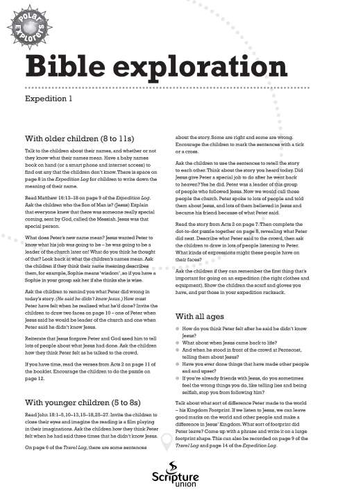 Polar Explorers Bible exploration