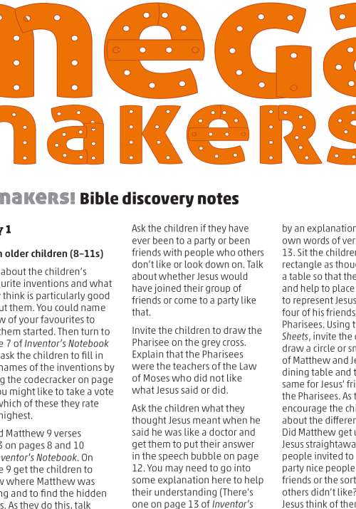 Mega Makers! Bible discovery