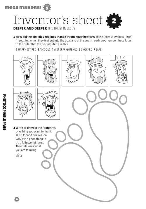 Mega Makers! Inventor's sheet 2