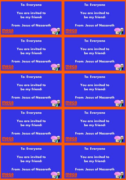 Mega Makers! invitation 3