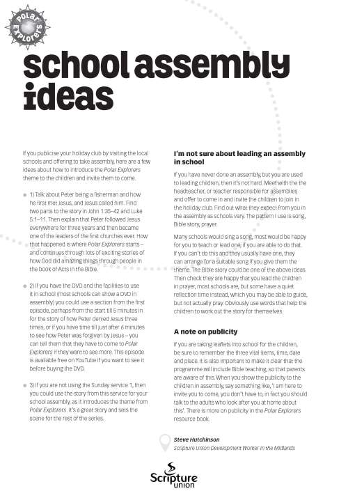 Polar Explorers assembly ideas