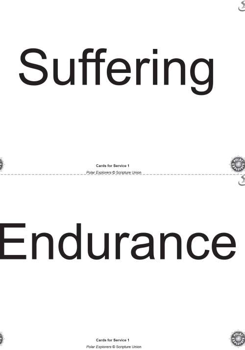 Polar Explorers: Cards for Service 1