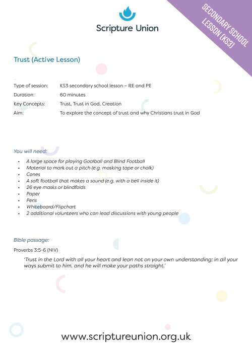 Trust lesson